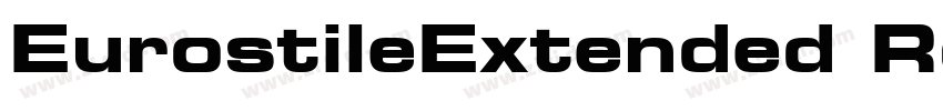 EurostileExtended Ro字体转换